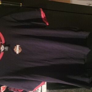Stylish Black and Red Top